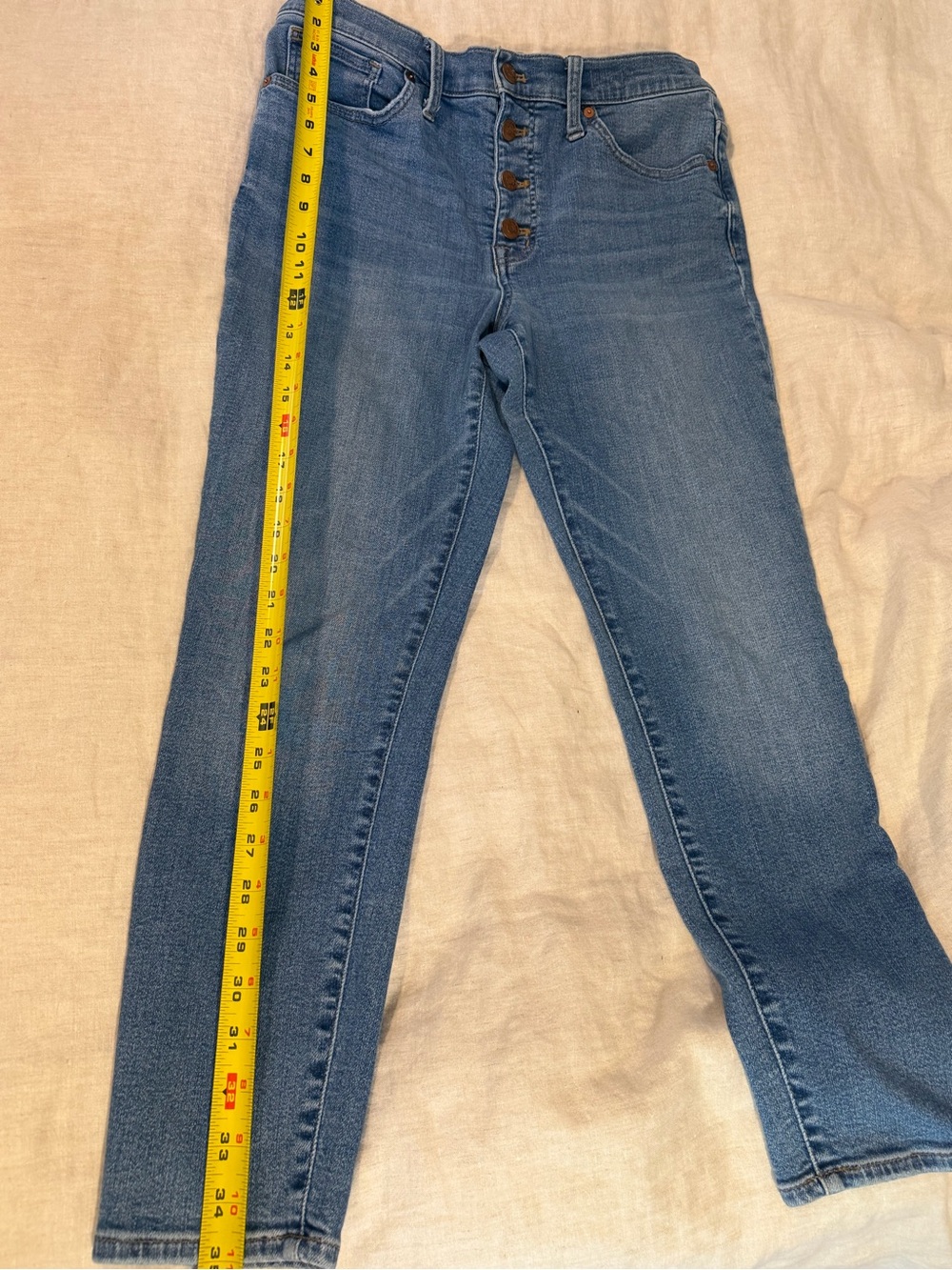 Madewell 9” Mid-Rise Skinny Jeans – Women’s 32P Petite
